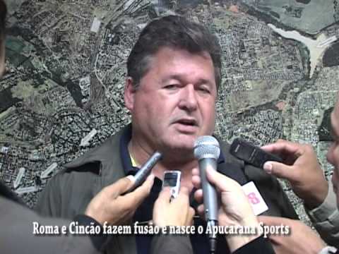 Gilberto Ponce fala da fusão entre Cincão e Roma Apucarana