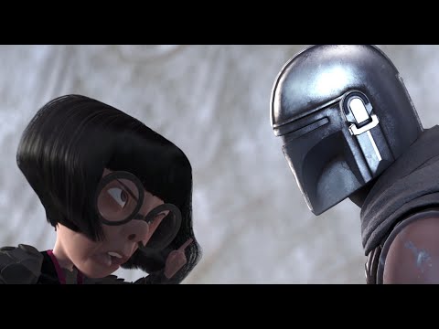 Edna tells Mando he can't wear a helmet