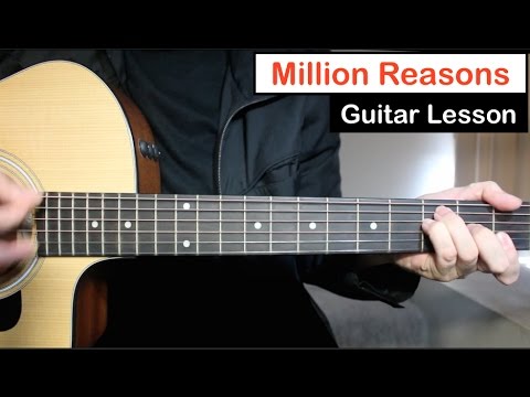Million Reasons - Lady Gaga | Guitar Lesson (Tutorial) Easy Chords