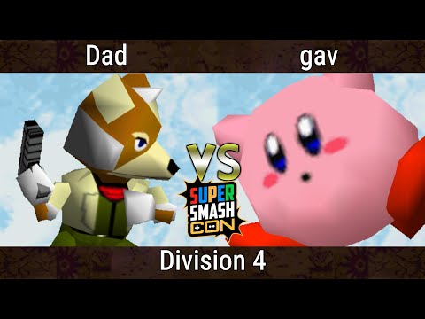 SSC 2023 - gav (Kirby) Vs. Dad (Fox) Smash Bros - SSB64