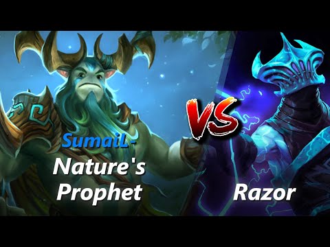 SumaiL- safelane Nature's Prophet vs Razor/Hoodwink | First 10 minutes