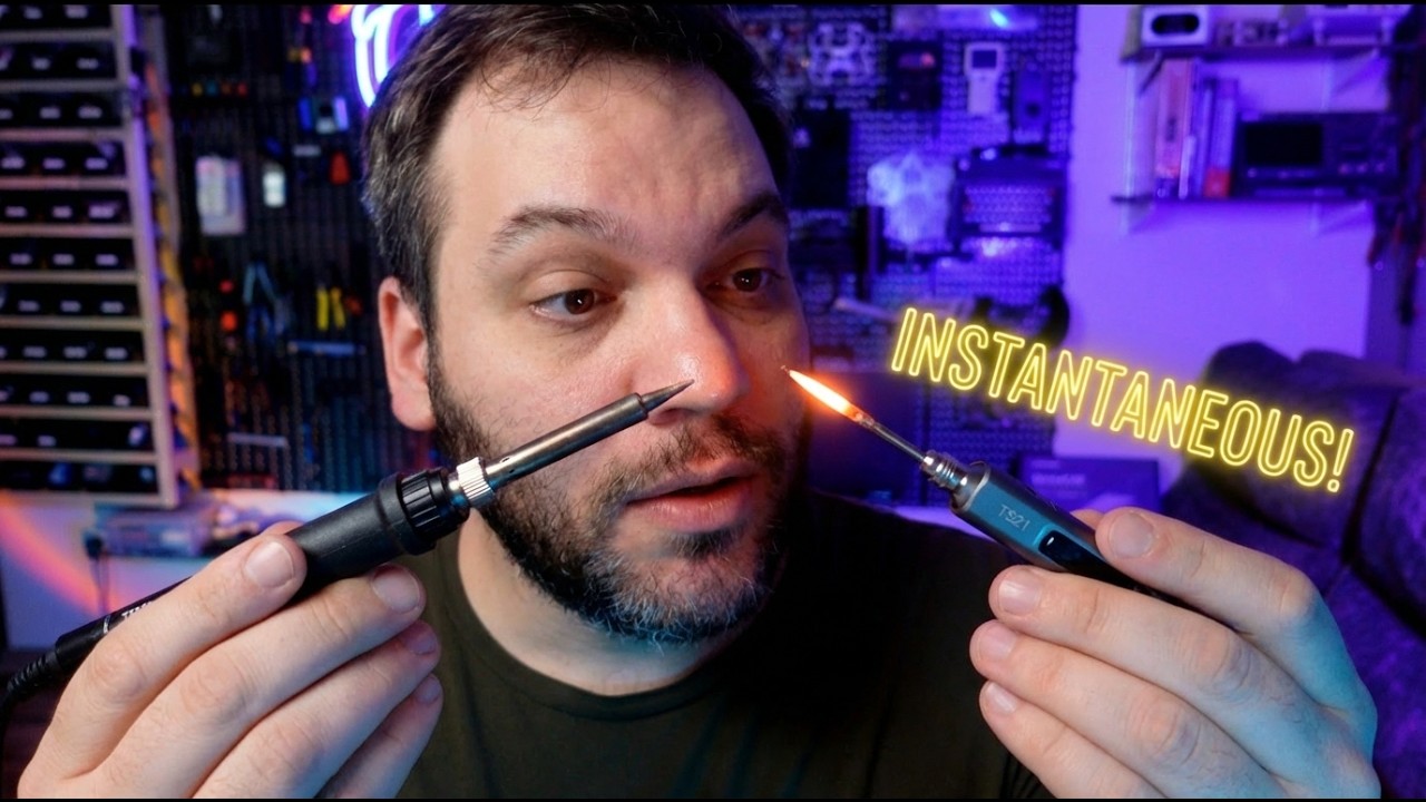 O FIM do TS100? O Ferro de Solda Mais RÁPIDO que já testei! (TS21 + 320W)