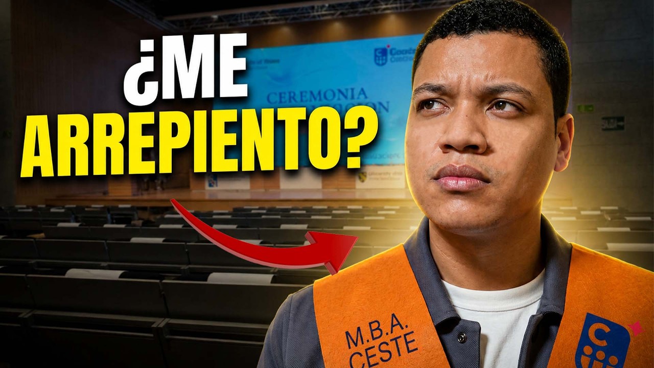 Me gradué de Maestría en ESPAÑA con beca… sin toga ni birrete 🎓