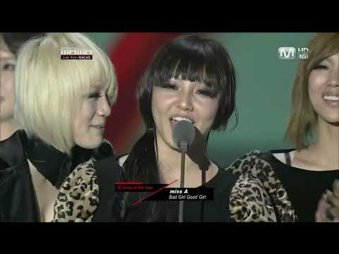 [4K AI Upscale]  101128 미쓰에이 MAMA 06 올해의 노래 수상