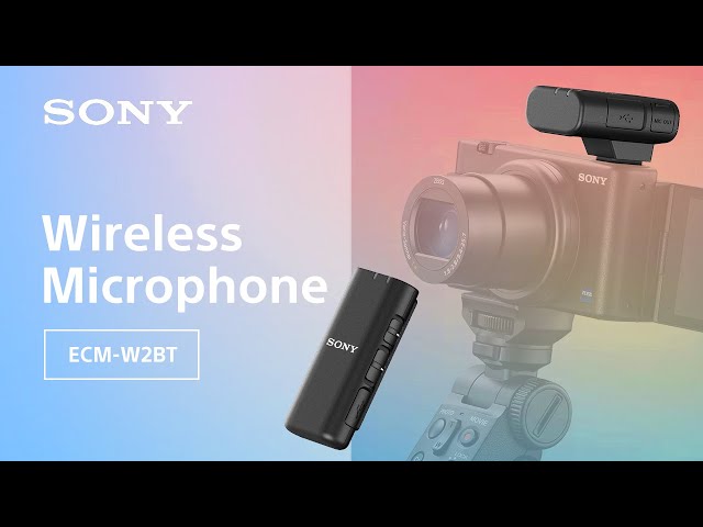 Video Teaser für Introducing Wireless Microphone ECM-W2BT | Sony | Accessory
