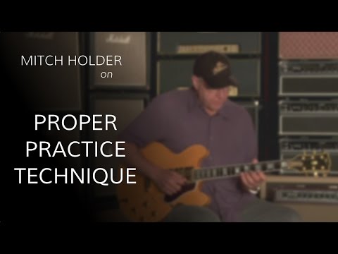 Mitch Holder on Proper Practice Technique • Wildwood Guitars Lesson
