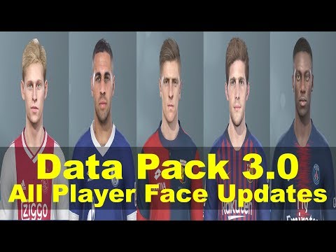 PES 2019 Data Pack 3.0 - All Player Face Updates