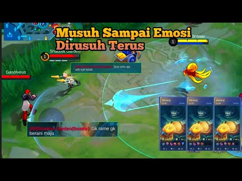 Musuh Smpai Emosi Ketemu Roamer Kayak Begini‼️ Gameplay Atlas Build Top 1 Global|MLBB