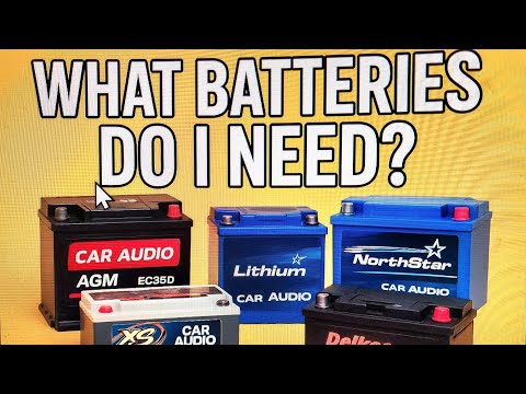 What Batteries / Alternator do I need for my car audio system?@TrunkThunderLithium