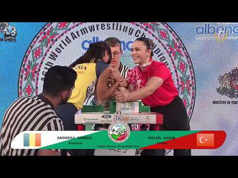 Andreea Brinza vs Sahin Melek | Up to 55 kg | XLVI WORLD ARMWRESTLING CHAMPIONSHIP | 2025