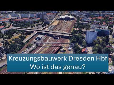 Dresden Central Station intersection structure - Where exactly is it?