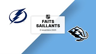 Lightning vs Mammoth | Faits saillants
