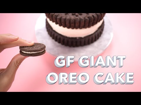 Gluten free Oreo cake recipe made from scratch (no food color)