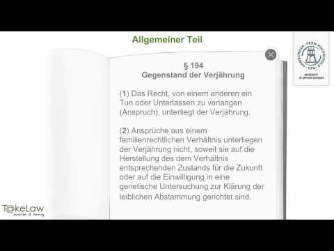 WPR1 (BGB AT) - 8/252 - Einführung - Die 5 Bücher des BGB - Allgemeiner Teil des BGB