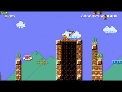 The Hills Are Alive (Kaizo Lite) by Z-WINNER 🍄Super Mario Maker 2 ✹Switch✹ #cen