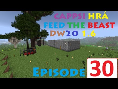 Cappsi hrá Feed the Beast 1.6 [SK] ep. 30 - Opravená farma na drevo (FullHĐ)