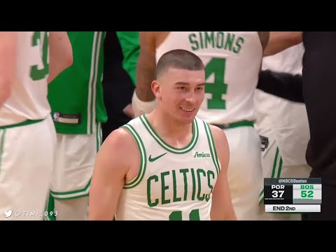 Payton Pritchard – Highlights gegen die Portland Trail Blazers (23 Punkte, 4 Rebounds, 3 Assists)...