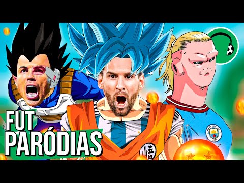 ♫ E SE OS JOGADORES FOSSEM PERSONAGENS DE DRAGON BALL? | Paródia - Medley Dragon Ball