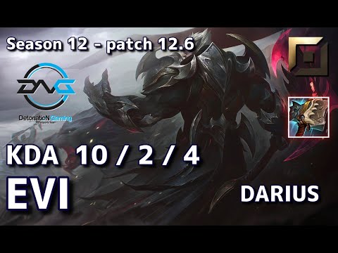 【KRサーバー/M1】DFM Evi ダリウス(Darius) VS T1 Zeus グレイブス(Graves) TOP - Patch12.6 KR Ranked【LoL】