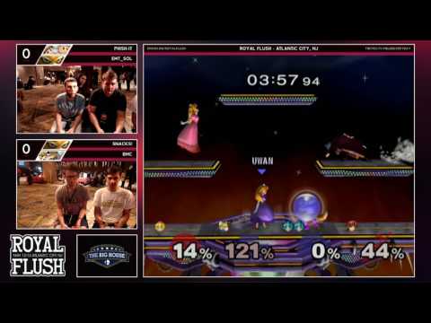 Royal Flush - Snacks! & BMC vs. Phish-It & EMT_Sol - SSBM - Doubles