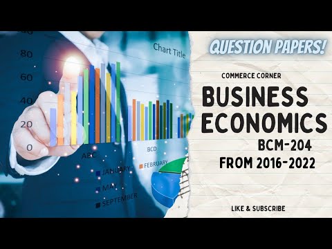 (BCM-204) BUSINESS ECONOMICS BCOM semester-2 question papers 📜 #exam #semester #bcom #class #mst