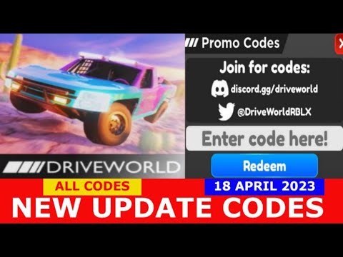 *NEW CODES* [DESERT UPDATE] Drive World ROBLOX | ALL CODES | 18 APRIL 2023