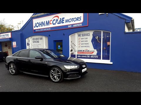 GM66VFN - 2017 Audi A6 S LINE 2.0 BLACK EDITION TDI ULTRA 190BHP FINANCE AV...