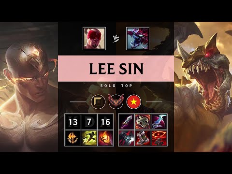 Lee Sin Top vs Cho'Gath - VN Grandmaster Patch 25.12