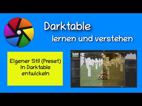Eigener Stil erzeugen in Darktable 3.8: Sepia Look [Tutorial deutsch]