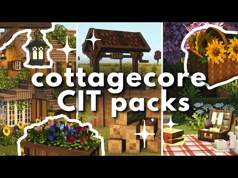 Cottagecore 🌻 CIT resource packs you NEED in Minecraft!