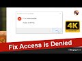 Fix Hard Drive Access Denied Local Drive Is Not Accessible