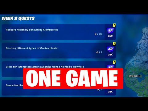 I Completed All Week 8 Challenges in One Game