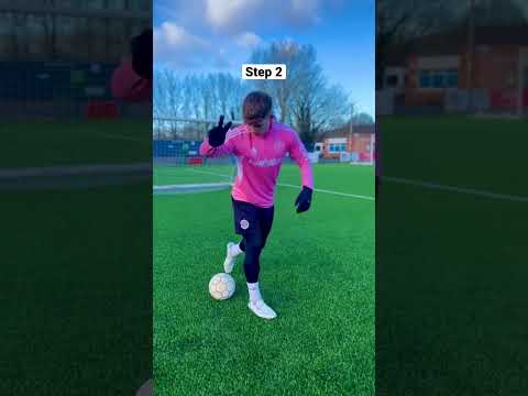 LEARN THIS SKILL TO PANNA ANY DEFENDER!!! (EASY TUTORIAL) ⚽️😱✨ #shorts