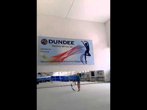 Madlen Radukanova Ribbon  Test Competition 23.04.2014