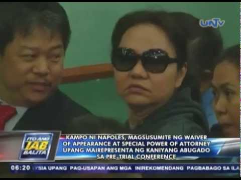 Kampo ni Janet Napoles, magsusumite ng waiver of appearance at special power of attorney