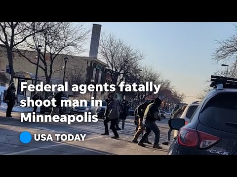Video of Border Patrol shooting man in Minneapolis shows federal officers, bystanders at scene