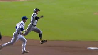 Bryan Reynolds Outsmarts The Cubs And Hits A 49.4 MPH Triple