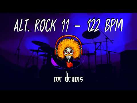 Alt Rock 11 - 122 BPM | Backing Drums | Only Drums