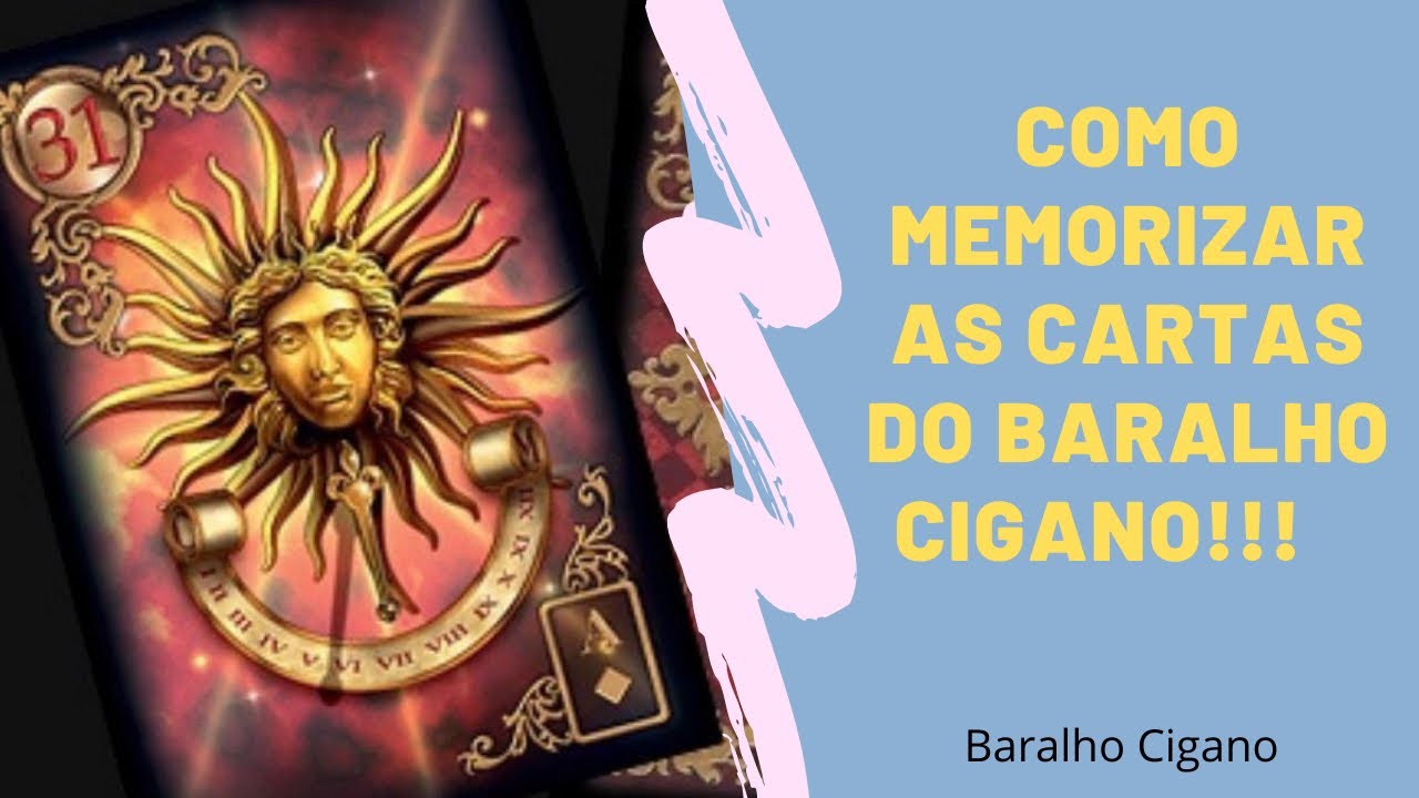 COMO MEMORIZAR AS CARTAS DO BARALHO CIGANO!!!