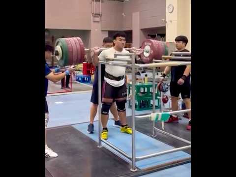 Chen Po Jen (110) 330 kg squat