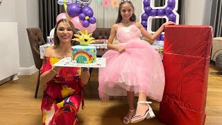 LİNA&#39;YA SÜRPRİZ DOĞUM GÜNÜ PARTİSİ | ÇOK SEVİNDİ !!