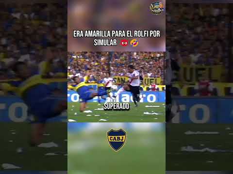 EL DÍA EN QUE EL ROLFI MONTENEGRO SE CAYO SOLO #bocajuniors #futbol
