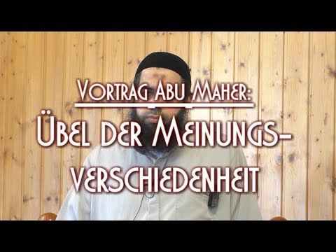 ÜBEL DER MEINUNGSVERSCHIEDENHEIT mit Abu Maher am 30.03.2018 in Braunschweig