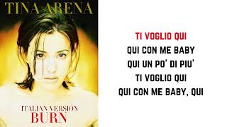Tina Arena - Burn | Ti Voglio Qui (Male Karaoke Instrumental)