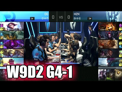 Origen vs H2K Gaming | Game 1 S6 EU LCS Summer 2016 Week 9 Day 2 | OG vs H2K G1 W9D2 1080p
