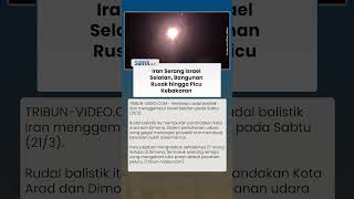 Israel Selatan Dihantam Rudal Iran, Bangunan Rusak hingga Picu Kebakaran
