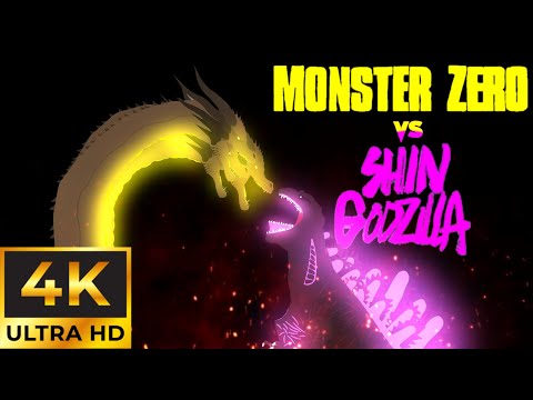 Shin Godzilla vs Ghidorah (MonsterVerse) 4K | Animation