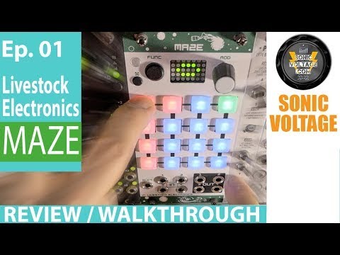 Livestock Electronics Maze REVIEW How-To Modular Synth Matrix Mixer