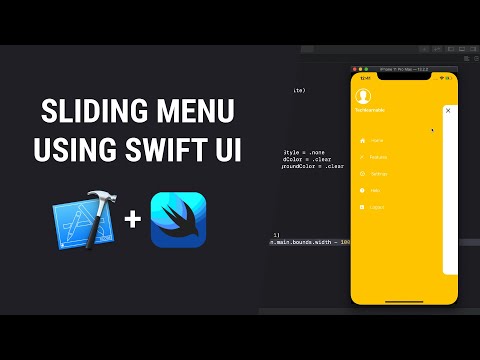 [Swift] How to create sliding menu - SwiftUI