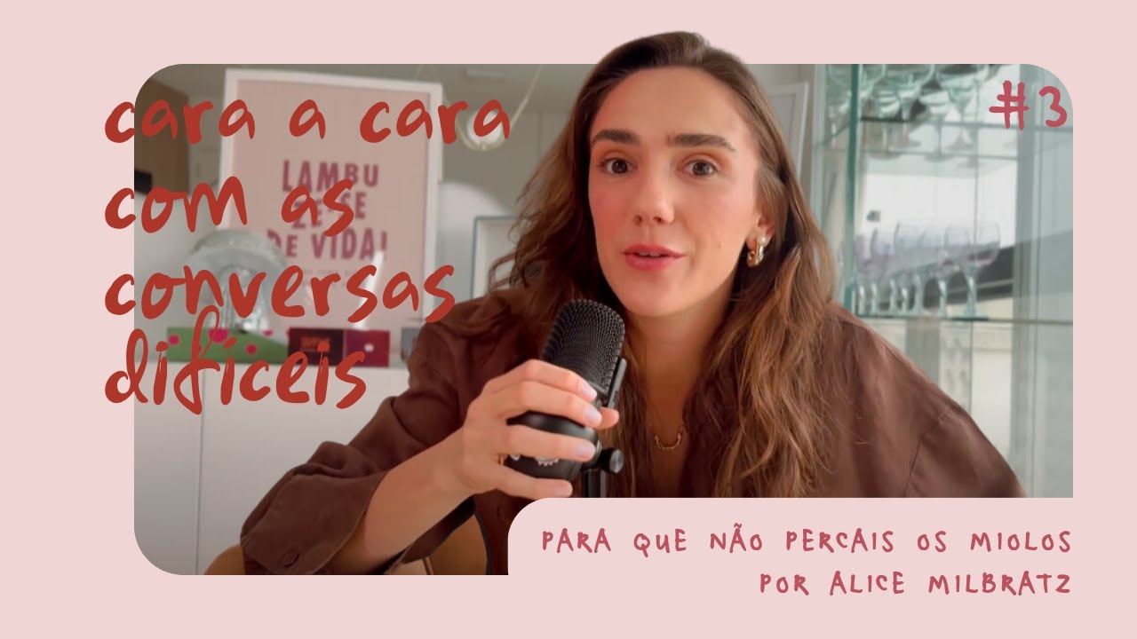 cara a cara com as conversas difíceis